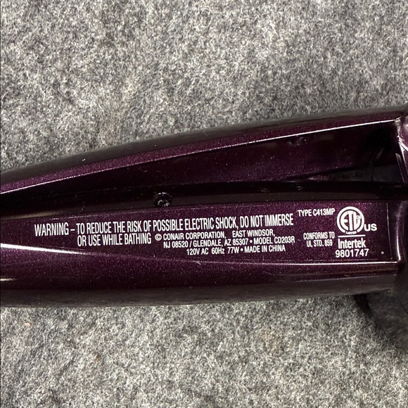 InfinitiPRO by Conair Purple Hair Curler - Picture 8 of 8
